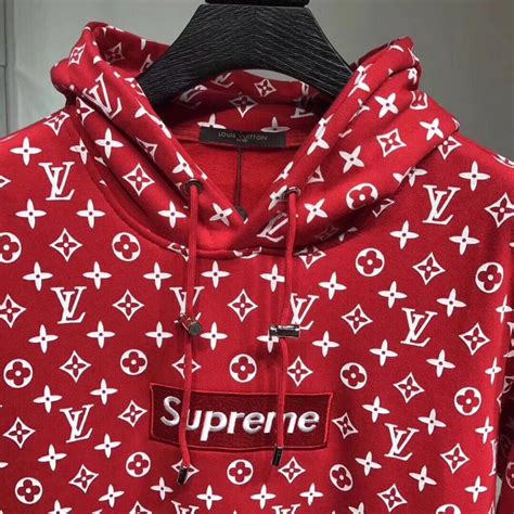 faker supreme and louis vuitton hoodie|knockoff supreme hoodie.